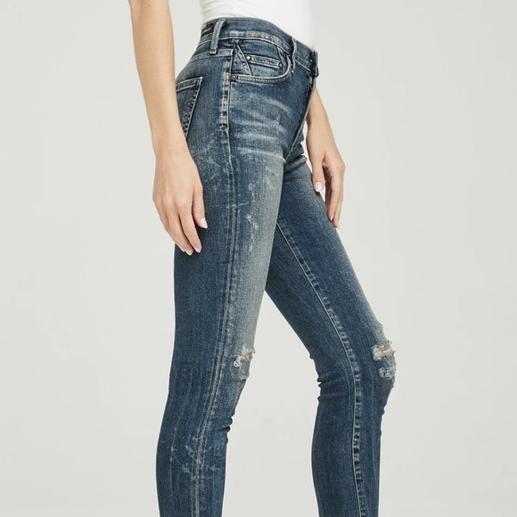 Citizens of Humanity Rocket High Rise Distressed Skinny Jeans - Picture 3 of 13